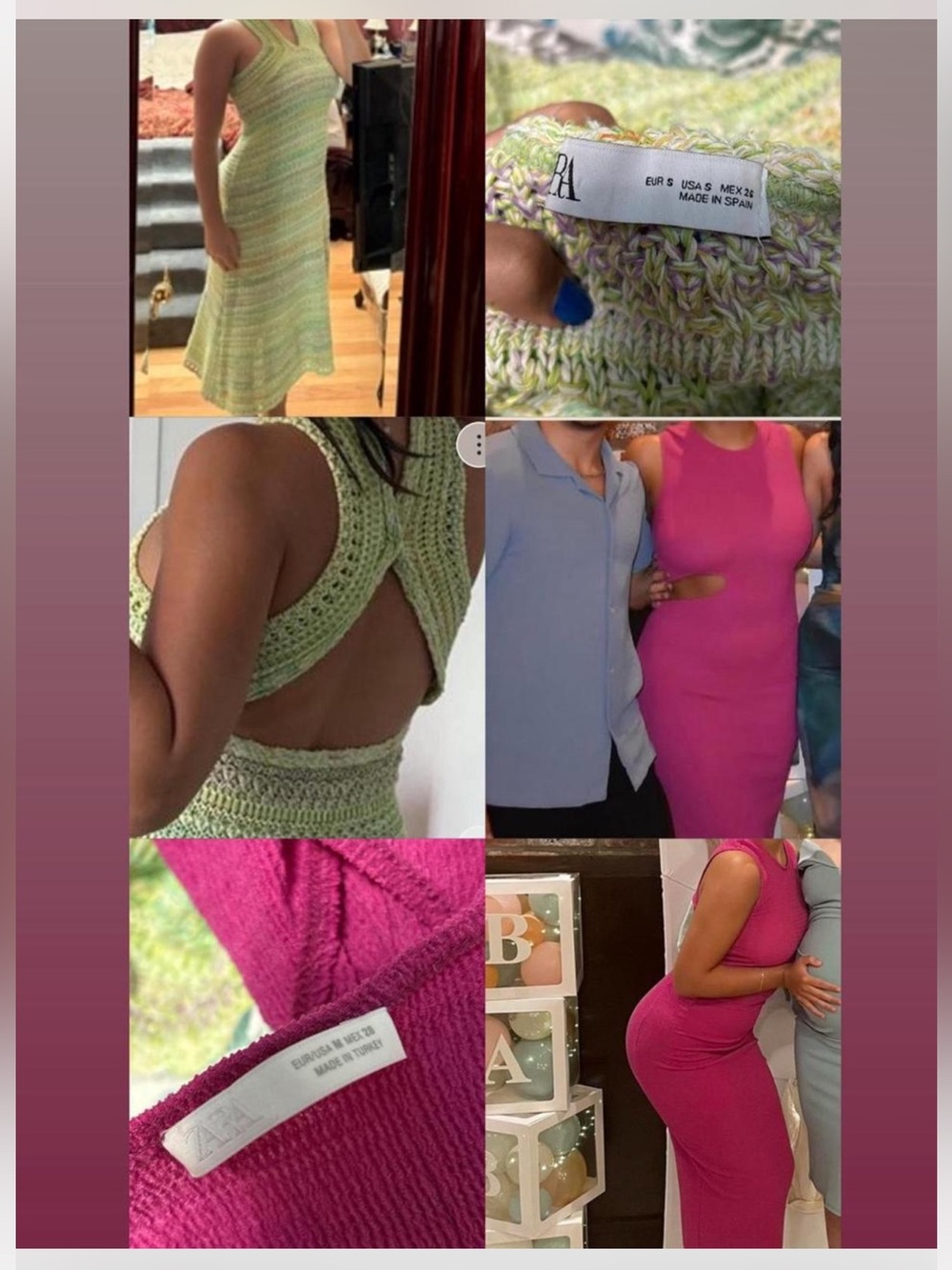 *BUNDLE* zara maxi dresses for summer